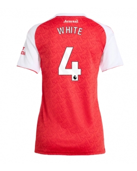 Billige Fotballdrakt Arsenal Ben White #4 Replika Hjemmedrakt Dame 2025-26 Kortermet Billige Fotballdrakt Arsenal Ben White #4 Replika Hjemmedrakt Dame 2025-26 Kortermet